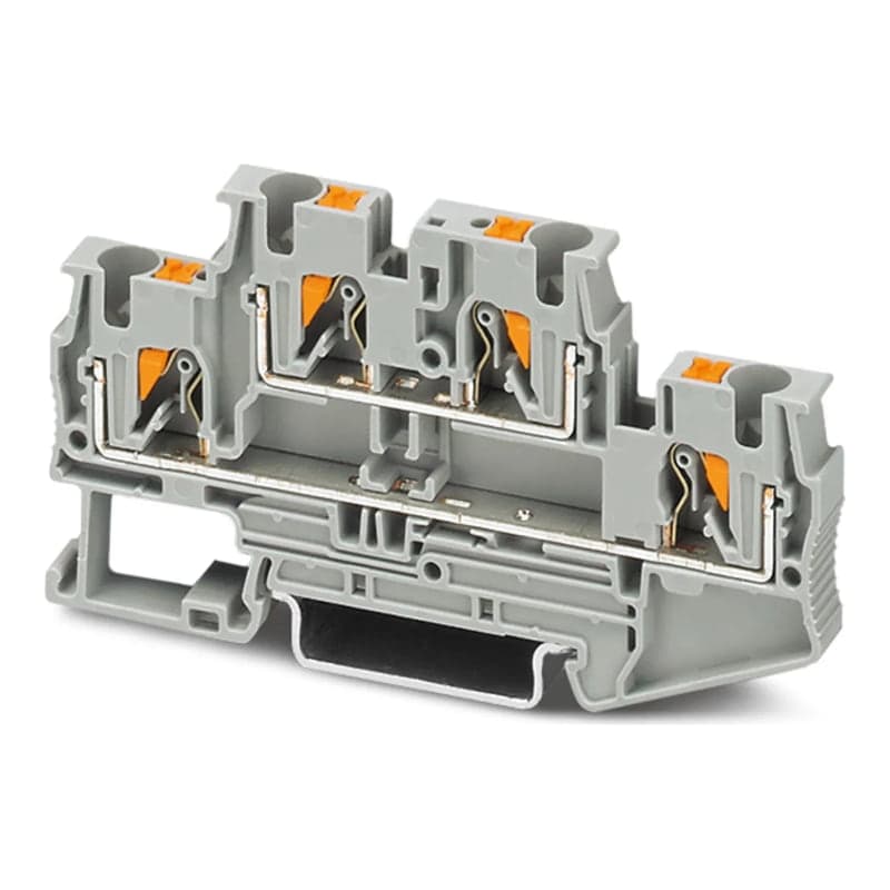 Bornera PHOENIX CONTACT 3211786 · 2 pisos pttb 4 gris PUSH-IN