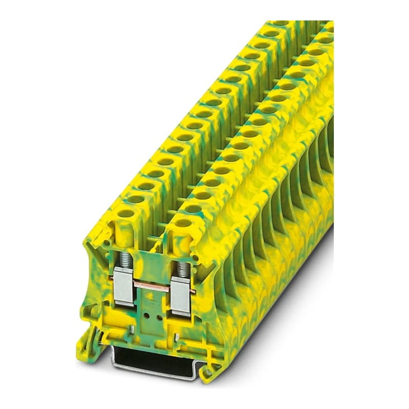 Bornera tierra ut PHOENIX CONTACT 3044157 · 6 AMARILLO/VERDE tornillo