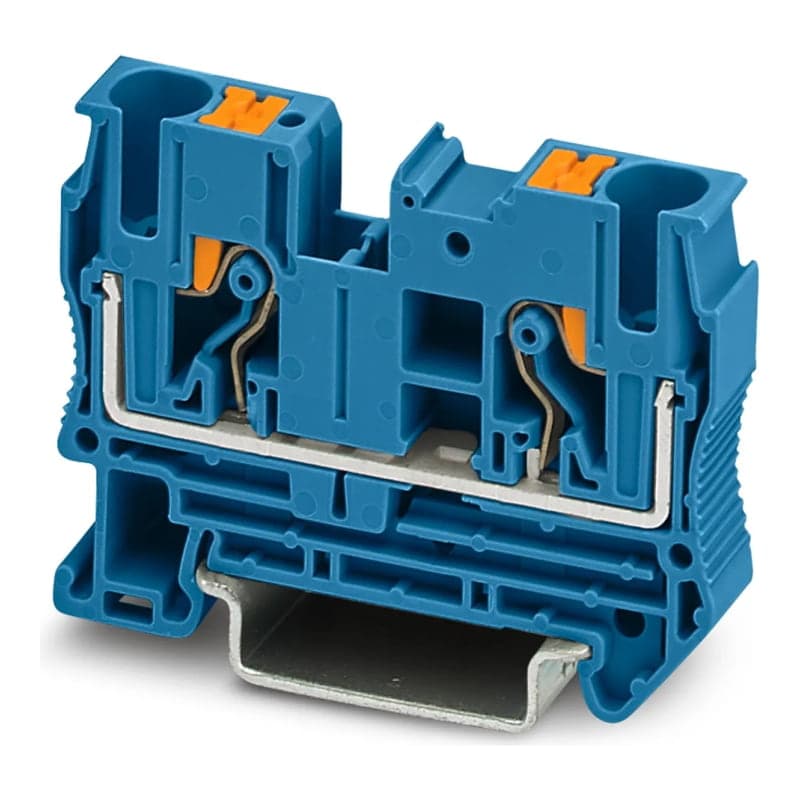 Bornera pt PHOENIX CONTACT 3211819 · 10 azul PUSH-IN