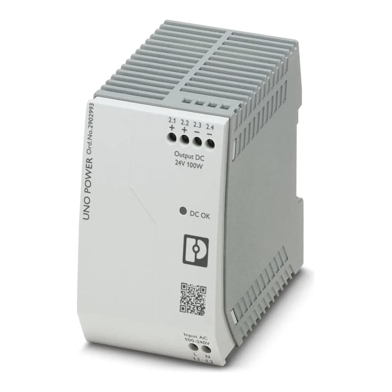 Fuente de alimentación uno PHOENIX CONTACT 2902993 · 100W, in: 100-240VAC, out: 24VDC/4.2A