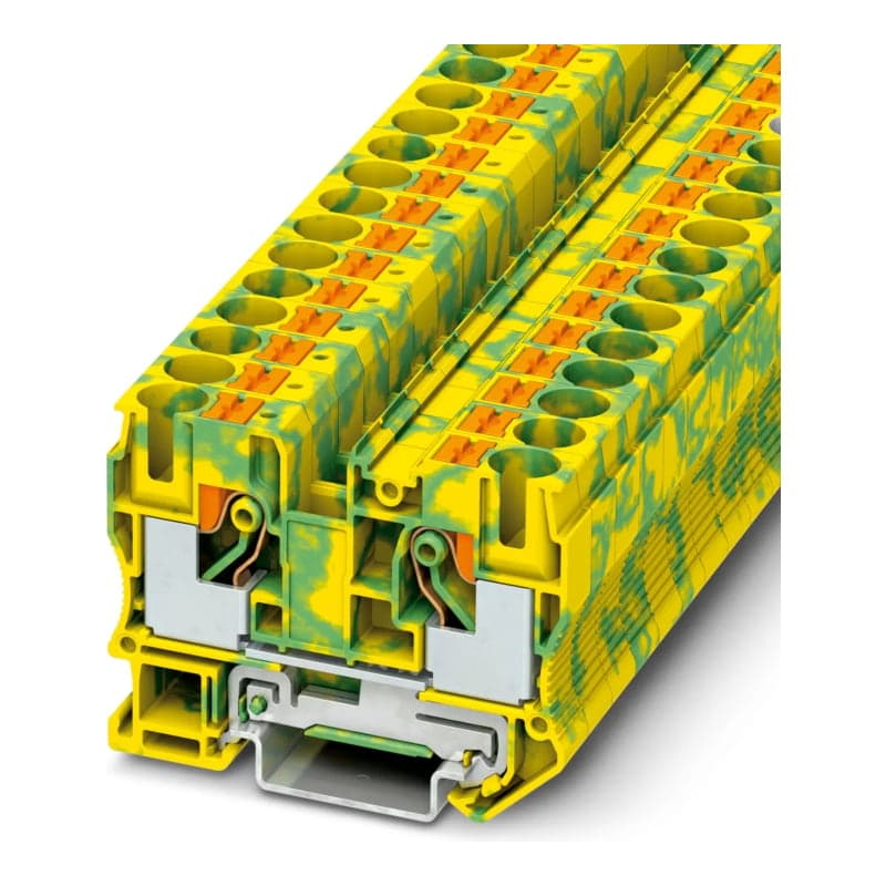 Bornera tierra pt PHOENIX CONTACT 3212131 · 10 AMARILLO/VERDE PUSH-IN