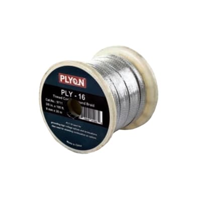 Cinta trenzada de cobre estañado PLYON 9711 · PLY-16 3/8x30m