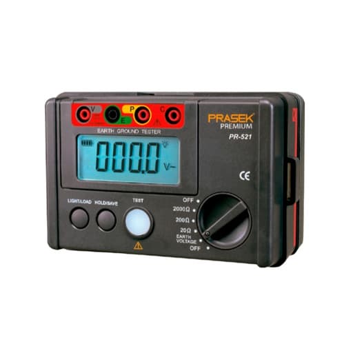 Telurómetro digital PRASEK PR-521 · 2000 ohm