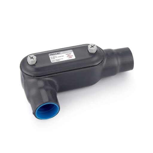 Imagen referencial de la serie: Caja condulet con tye LR PROCOAT LR27P · 3/4 con forro PVC