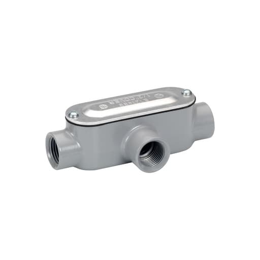 Imagen referencial de la serie: Caja condulet mi T PRODUIT T87 · 3 Tap+Empaq.Hdg.Ul
