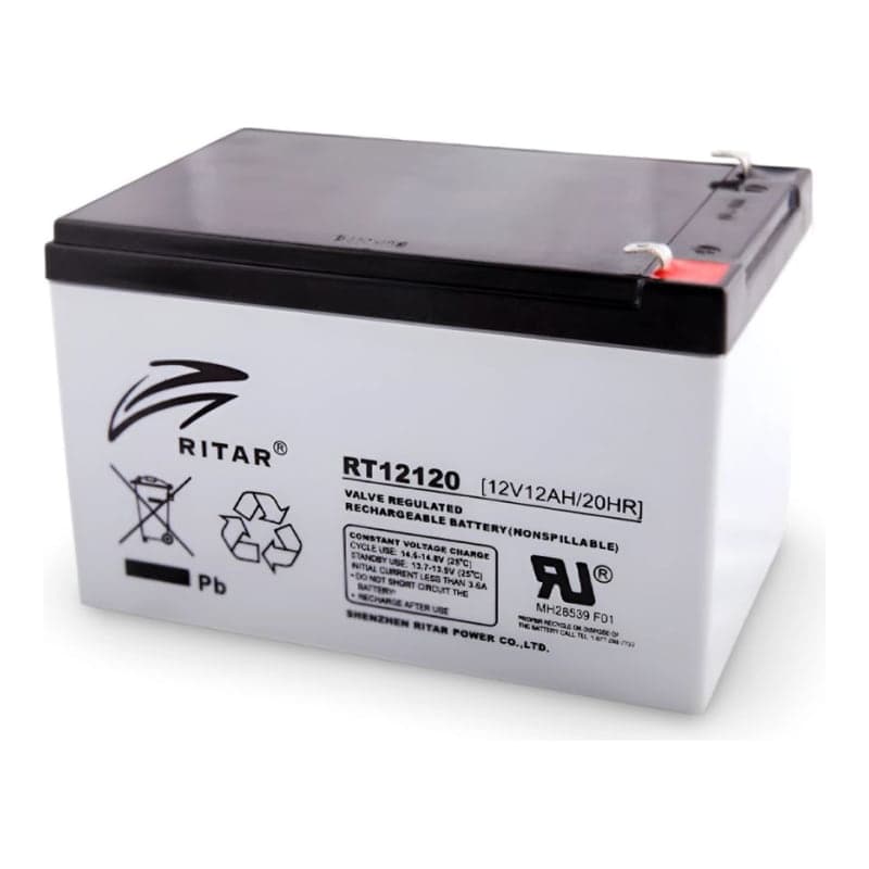 Batería AGM RITAR RT12120 · 12V 12Ah