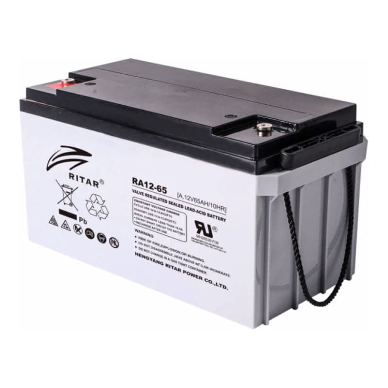 Batería AGM VRLA RITAR RA12-65 · 12V 65Ah