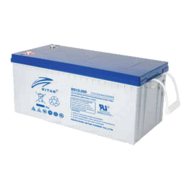 Batería GEL RITAR DG · 12V 200Ah (RITAR-BATERIA-GEL-DG-12V-200AH)