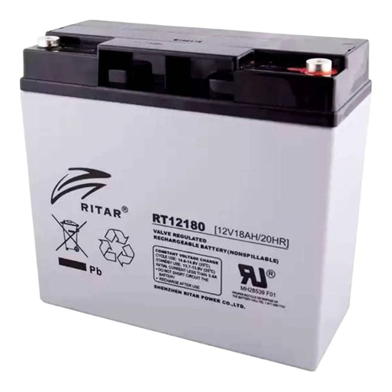 Batería AGM RITAR RT12180 · 12V 18Ah