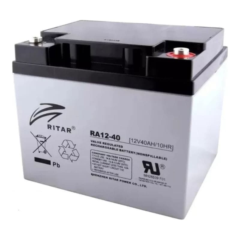 Batería VRLA RITAR RA12-40 · 12V 40Ah