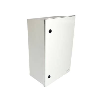 Imagen referencial de la serie: Tablero para adosar de poliéster SAFYBOX · 600x400x230mm con placa montaje metálico IP66 (SAFYBOX-TABLERO-ADOSAR-POLIESTER-600X400X230MM)