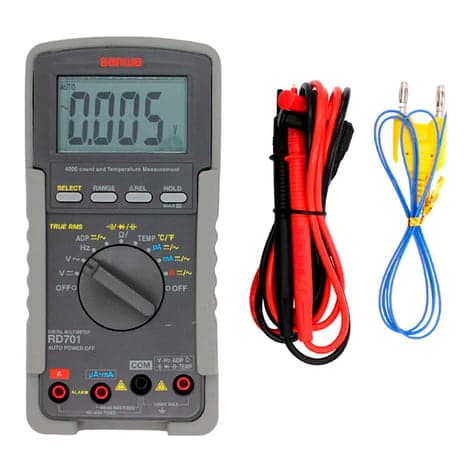 Multímetro de precisión SANWA RD700 · 1000V, true RMS, 60000 counts, para laboratorio