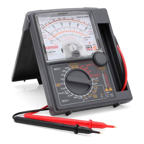 Multímetro analógico SANWA YX360TRF · 1000V DC / 750V AC, ideal para campo Y uso diario