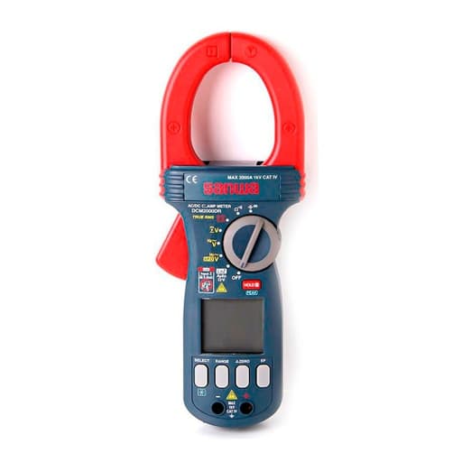 Pinza amperimétrica digital SANWA DCM2000DR · 2000A AC/DC, true RMS