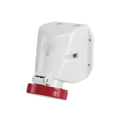 Tomacorriente para adosar industrial SCAME 518.1656T · 3x16A+T 415V IP67 6h optima