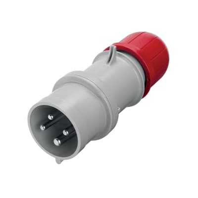Enchufe industrial SCAME 213.1636 · 3x16A+T 415V IP44 6h optima