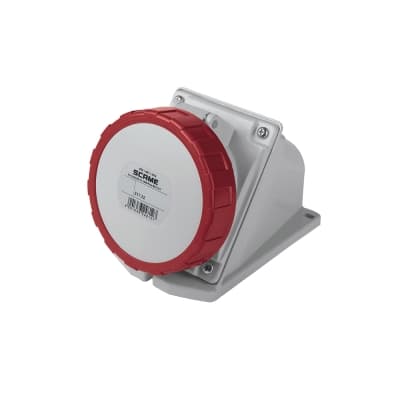 Tomacorriente para adosar industrial SCAME 517.32564 · 3x32A+T 440V IP67 3h EurekA