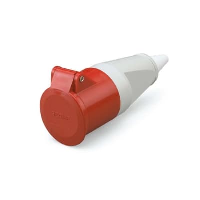 Tomacorriente aéreo industrial SCAME 310.1646 · 3x16A+T 415V IP44 6h IEC309