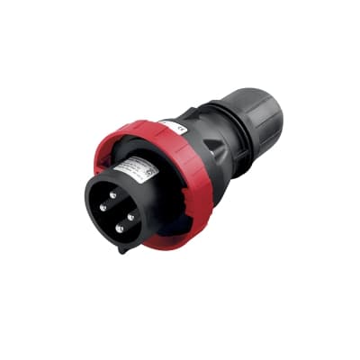 Imagen referencial de la serie: Enchufe industrial SCAME 219.32366 · 3x32A+T 500V IP66 7h, zona 1,2,21 y 22