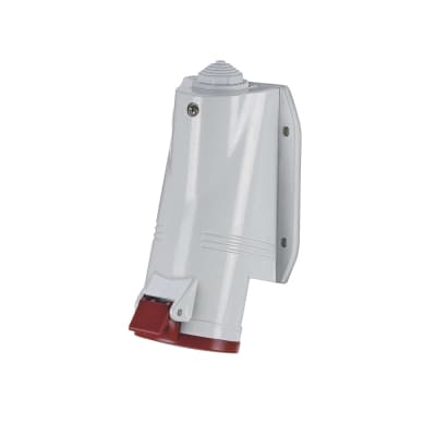 Imagen referencial de la serie: Tomacorriente para adosar industrial SCAME 513.3257 · 3x32A+N+T 415V IP44 6h optima