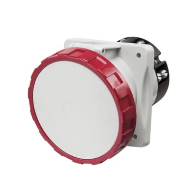 Tomacorriente para empotrar inclinado SCAME 418.6367 · 3x63A+N+T 415V IP67 6h optima