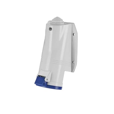 Tomacorriente para adosar industrial SCAME 513.1653 · 2x16A+T 250V IP44 6h optima