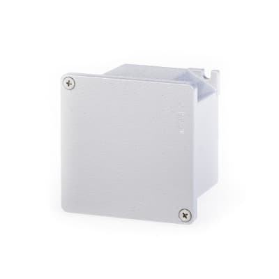 Caja de derivación aluminio SCAME 653 · 100x100x59mm ciega IP66