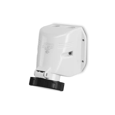 Tomacorriente para adosar industrial SCAME 518.32566T · 3x32A+T 500V IP67 7h optima