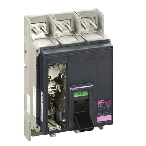 Interruptor de caja moldeada SCHNEIDER ZP0NS32H320FIM · 3P regul 1280-3200A 85kA 440VAC microlog 2.0 Ns3200H