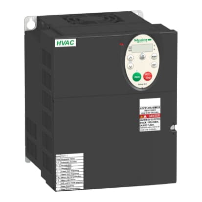 Variador trifásico SCHNEIDER ATV212HU75M3X · 10HP/7.5kW 32A 200-240VAC IP21 Altivar