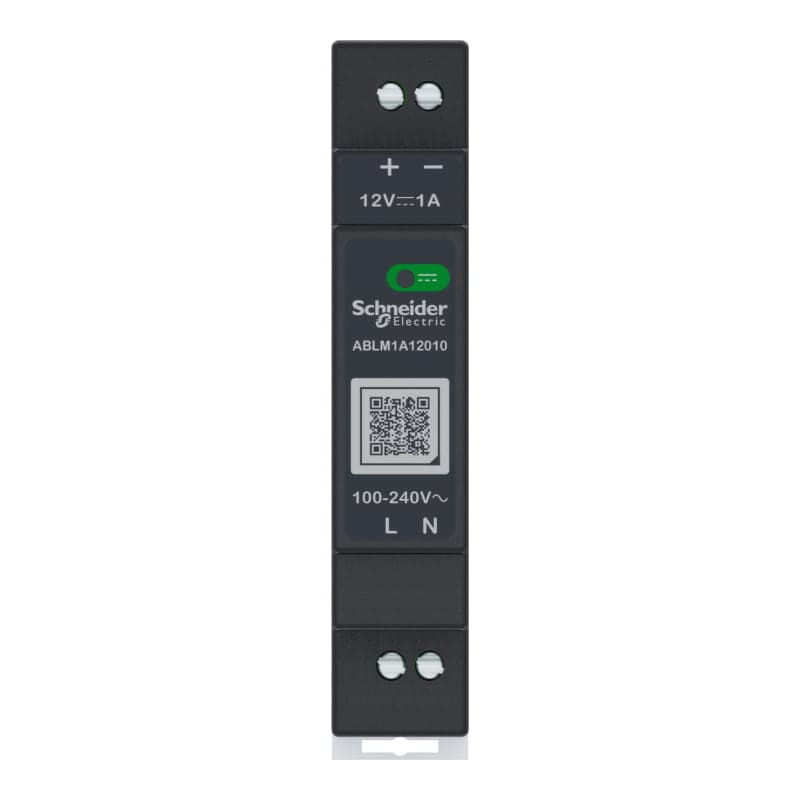 Fuente de alimentación regulada ablm SCHNEIDER ABLM1A12010 · 12W, in: 100-240VAC, out: 12VDC/1A