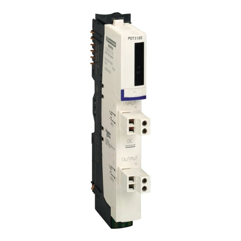 Módulo advantys stb SCHNEIDER STBPDT3100K · distribuidor de energía 24VDC