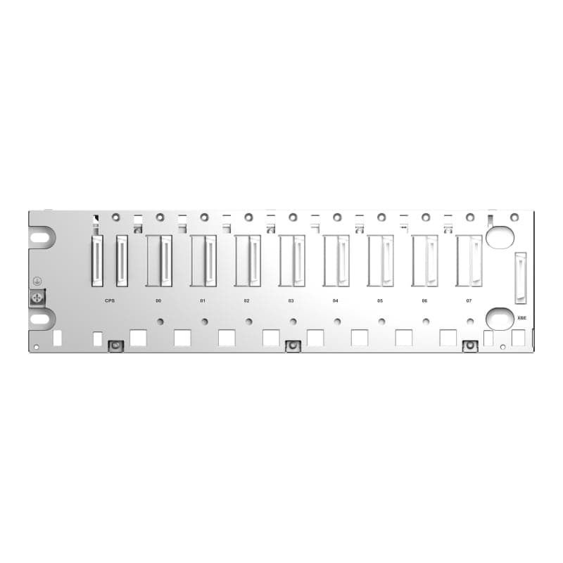 Rack SCHNEIDER BMXXBP0800 · M340, 8 posiciones + cps (SLOT FUENTE)