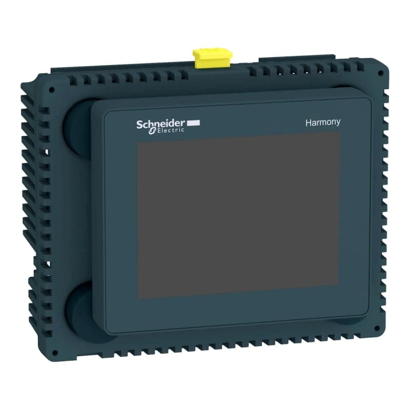 HMI-PLC magelis scu SCHNEIDER HMISCU6B5 · 3.5", serial x 1, eth x 1, USB, 24VDC, 8 ENT/8 sal digitales, 4 ENT/2 sal analó