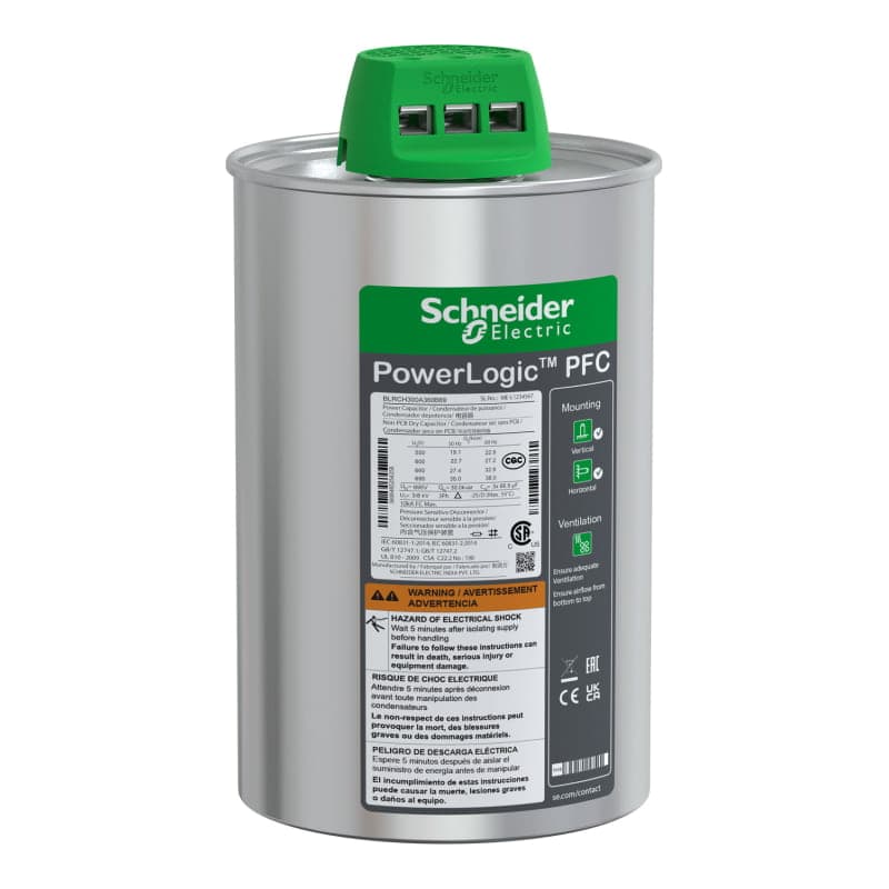 Condensador varplus SCHNEIDER BLRCH300A360B69 · 36kvar en 690VAC, 60Hz