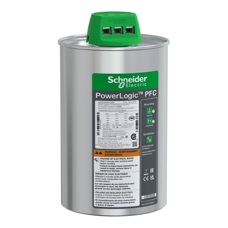 Condensador de potencia trifásico SCHNEIDER BLRCH344A413B52 · 41.3kvar 525V varplus can