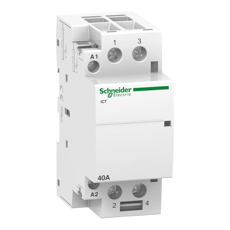 Contactor SCHNEIDER A9C20642 · 2P 40A 220-240VAC 2NA acti 9 ict