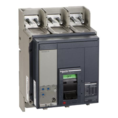 Interruptor de caja moldeada SCHNEIDER 33466 · 3P regul 320-800A 50kA 440VAC microlog 2.0