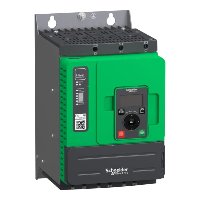 Arrancador suave SCHNEIDER ATS480D38Y · ATS480, 38A, 220V (12HP)/400...440V(25HP)