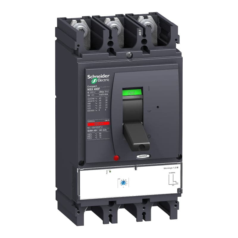 Imagen referencial de la serie: Guardamotor SCHNEIDER LV432750 · 3P 320A 415VAC 70kA Compact Nsx-Ma