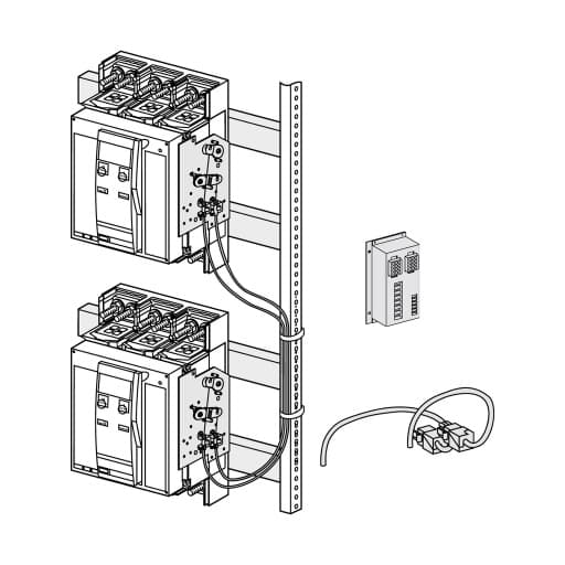 Imagen referencial de la serie: Sistema transferencia SCHNEIDER ZP0ST01000NS · 1000A tensión 220V Compact nsx