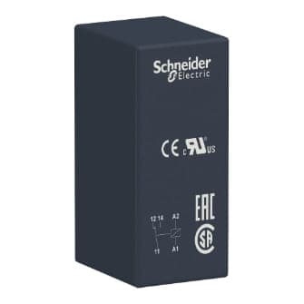 Relé interfase enchufable SCHNEIDER RSB1A120M7 · 220VAC 12A 1Nanc Zelio