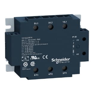 Relé de estado sólido trifásico SCHNEIDER SSP3A250P7T · 530VAC 50A 230VAC Alm-Term