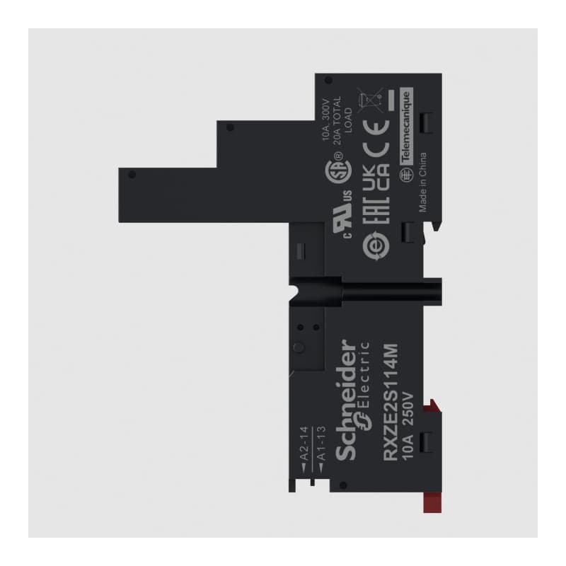 Toma para relé miniatura SCHNEIDER RXZE2S114M · ZELIO rxz con contactos independientes