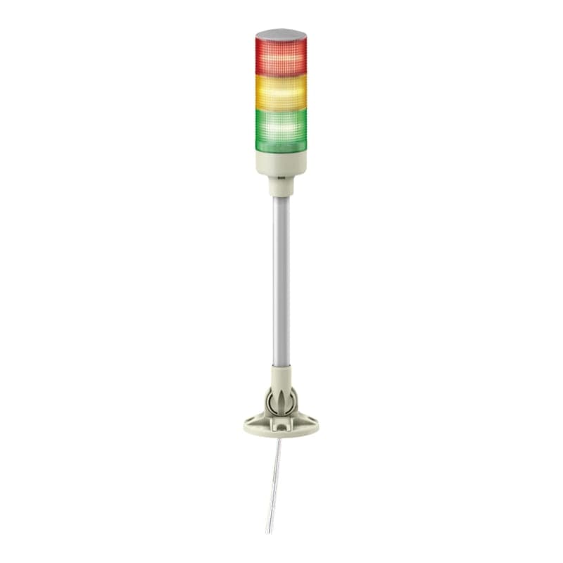 Baliza monolitica xvg SCHNEIDER XVGB3SM · 60mm diam. ROJO/ NARANJA/ verde, LED 24VAC/DC IP40