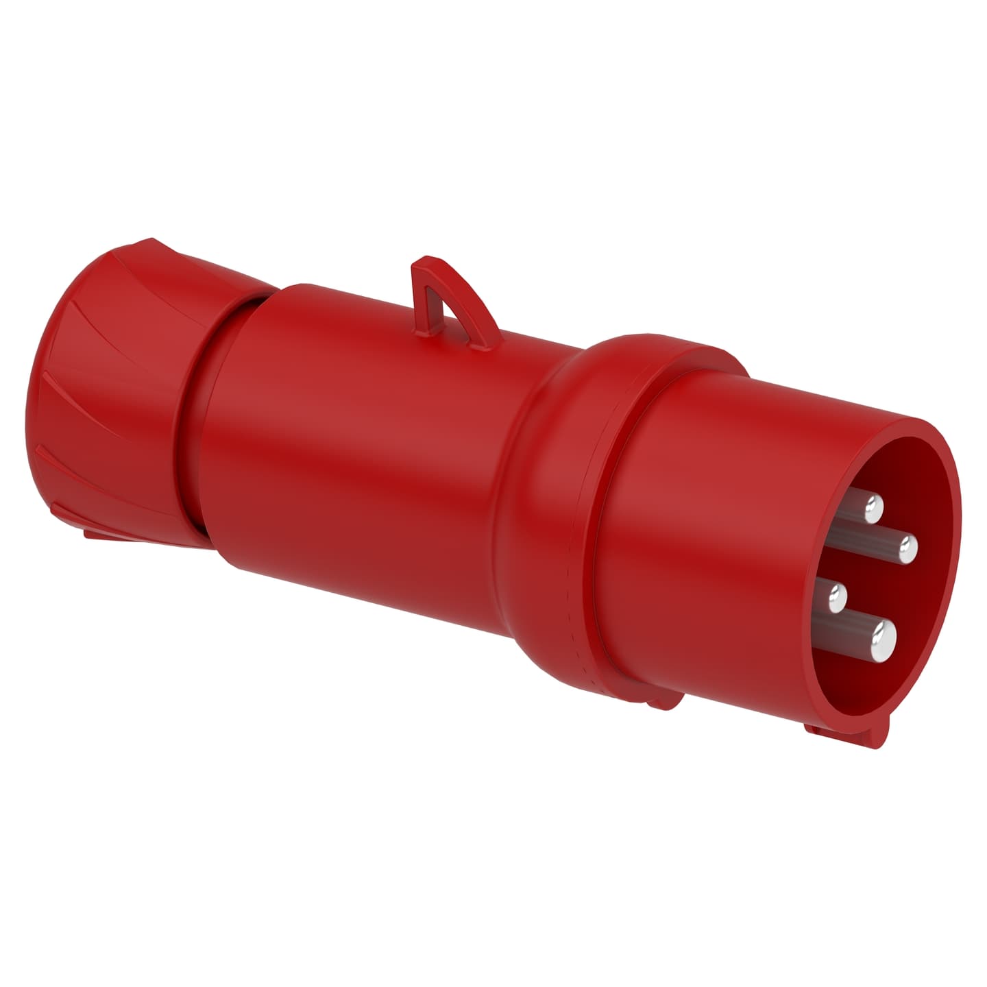 Enchufe industrial aéreo SCHNEIDER PKX16M434 · 3P+T 16A 380/415VAC rojo 6H IP44