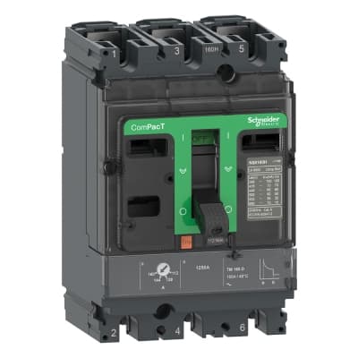 Interruptor de caja moldeada SCHNEIDER C10F3TM040 · 3P regulable 28-40A 85/220V 36/380V 35