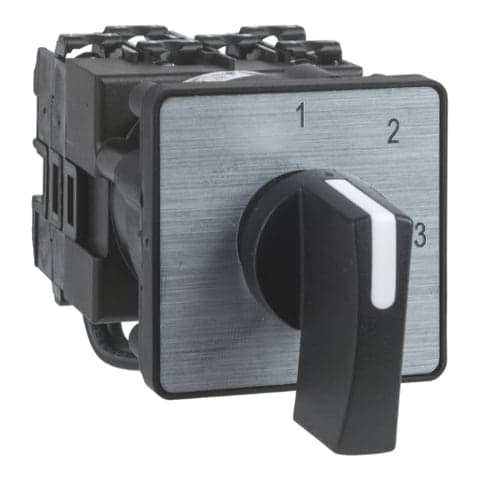 Conmutador inversor SCHNEIDER K1F003ULH · (2-0 -1) 3 polos 45° 12A Harmony
