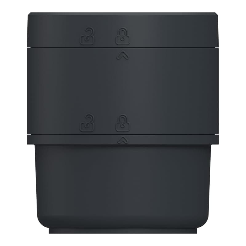 Unidad base SCHNEIDER XVB7C21B · HARMONY XVB7, Ø70mm, base DC con adaptador Y tapa, gris