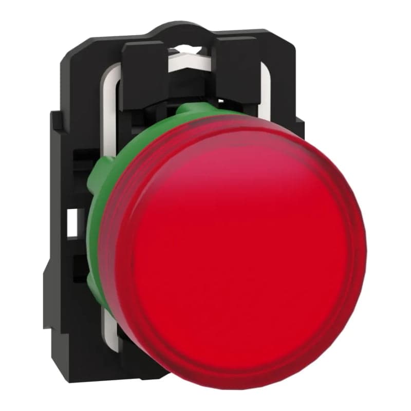 Piloto de señalización plástico SCHNEIDER XB5AVM4 · color rojo Ø 22mm 220VAC Harmony